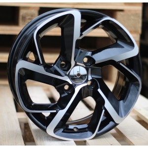 R15x6.5  4X108  ET  25  65.1  B5714  Black Polished (MB)  For CITRO  (R)