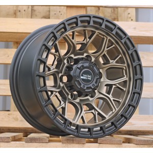 R15x8  6X139.7  ET  M10  110.1  A6274  Black Half Matt Dark Bronze (BLHMDBR)  For 4X4  (P)