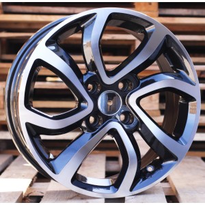R16x6.5  4X108  ET  26  65.1  A417  Black Polished (MB)  For CITRO  (P)