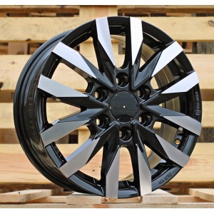 R16x6.5  6X130  ET  54  84.1  B3023  Black Polished (MB)  For MER  (Z2)  (HYBRID FORGED(max 1400kg))