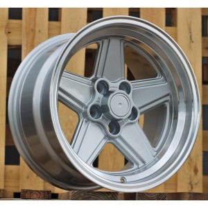 R16x8  5X112  ET  11  66.6  B1794  Silver+Polished Lip (SP)  For MER  (Z1+Z2)  (Rear+Front)