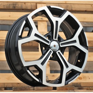 R17x6.5  5X114.3  ET  50  66.1  B5409  Black Polished (MB)  For DACIA  (L1+P+P2)
