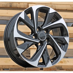 R17x7  5X114.3  ET  50  60.1  XFE89  (BYD2010)  Black Polished (MB)  For TOYOT  (Z2+Z1)