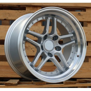 R17x8.5  5X120  ET  20  74.1  A5863  Silver+Polished Lip (SP)  For BMW  (P)  (Only Rear+Front)
