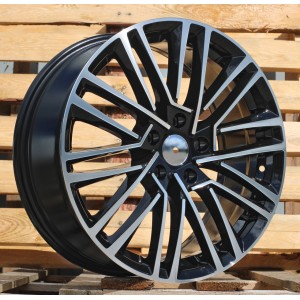 R18x7.5  5X112  ET  48  57.1  Y1191  Black Polished (MB)  For SKODA  (K4)