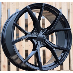 R18x7.5  5X112  ET  51  57.1  B5801  (FBX256)  Black (BL)  For VW  (P2)  (HYBRID FORGED)
