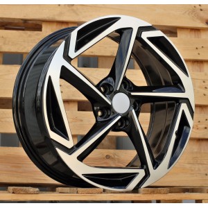 R18x7.5  5X114.3  ET  51  67.1  A5898  Black Polished (MB)  For HYUND  (P)