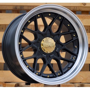 R18x8  10X120/112  ET  30  72.6  HX025  (HX025)  Black Half Matt+Polished Lip (BLHMPL)  For HAXER  (Z1+Z7)  (Rear+Front)
