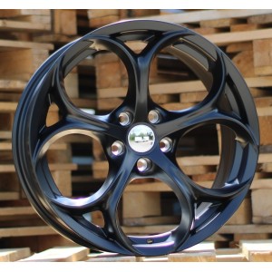 R18x8  5X110  ET  33  65.1  L1664  (1664188010S)  Black Half Matt (BLHM)  For ALFA  (Z5+P1)