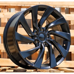 R18x8  5X112  ET  40  57.1  B5083  (IN1072)  Black Half Matt (BLHM)  For VW  (K8)