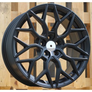 R18x8  5X112  ET  40  66.5  B5812  Black Half Matt (BLHM)  For RACIN  (K2+R+K4)  (Style Vossen)