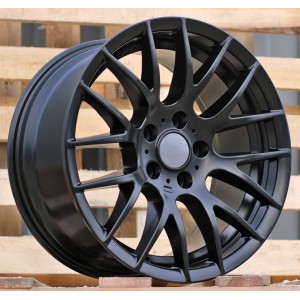 R18x8  5X120  ET  34  72.6  BY956  Black Half Matt (BLHM)  For BMW  (Z3+Z6)  (Rear+Front)