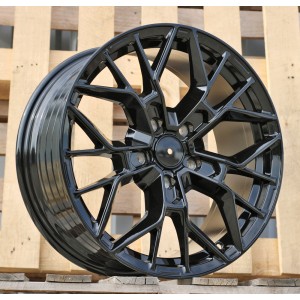 R18x8  5X120  ET  50  65.1  YF0442  Black (BL)  For VW  (Z7)  (HYBRID FORGED1050kg)