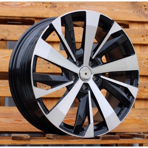 R19x7.5  5X108  ET  42  65.1  YF0449  Black Polished (MB)  For PEUG  (P1)  (HYBRID FORGED)