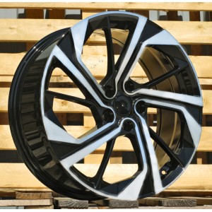 R19x7.5  5X114.3  ET  45  66.1  D1981  Black Polished (MB)  For NISS  (Z2+Z4+Z1)  (Qashqai NEW Model)