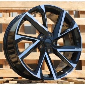 R19x8  5X112  ET  41  57.1  I5568  Black Polished (MB)  For SKODA  (P2)