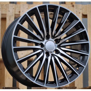 R19x8  5X112  ET  43  66.6  B5909  Black Polished (MB)  For MER  (Z7)  (HYBRID FORGED)