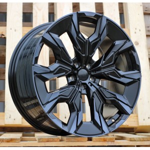 R20x10  5X112  ET  46  66.6  A5915  (YF5716)  Black+Tinted Face (BLTF)  For BMW  (M)  (HYBRID FORGED New 5 Series VIII / i5 (G60