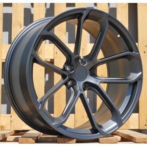 R20x10  5X130  ET  45  71.6  H5084  (A419R)  Gun Metal Matt (GMM)  For PORCH  (Z6)  (Rear+Front)