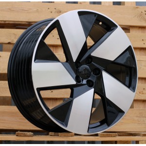 R20x8  5X108  ET  50.5  63.4  SR402  Black Polished (MB)  For VOLVO  (Z5)  (HYBRID FORGED (C40/EC40/XC40/EX40) Front+Rear)