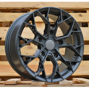 R20x8  5X160  ET  50  65.1  X348  (HF266)  Grey Polished Matt (MGM)  For FORD  (P2)  (HYBRID FORGED 1050KG)