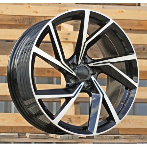 R20x8.5  5X108  ET  40  63.4  YF5709  Black Polished (MB)  For RACIN  (K7)  (HYBRID FORGED)