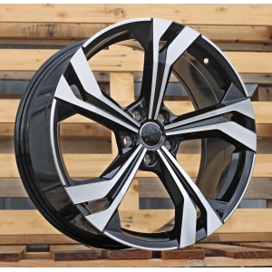R20x8.5  5X112  ET  36  66.5  B5873  Black Polished (MB)  For AUD  (K2+Z7)