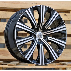 R20x9  5X108  ET  39  63.4  F0054  (TL0054NW)  Black Polished (MB)  For VOLVO  (Z6)