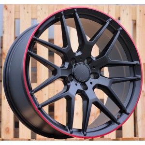 R21x10  5X130  ET  35  84.1  FE115  (HE762)  Black+Red Line (BR)  For MER  (P1)  ((AKC 160 Eur))