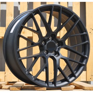 R21x9  5X112  ET  26  66.5  BK998  (CQRGW1022)  Black Matt (BM)  For PORCH  (K3)  (FORGED (Rear+Front))