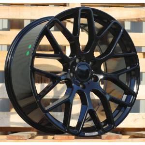 R22x10  5X130  ET  33  84.1  AT967  Black (BL)  For MER  (P)  (BRABUS Style)