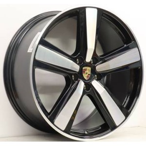 R22x10  5X130  ET  48  71.6  FC021  Black Polished (MB)  For PORCH  (Z7)  (Rear+Front)