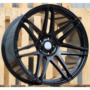 R22x10.5  5X120  ET  40  74.1  A6114  Black (BL)  For BMW  (P)  (Rear+Front)