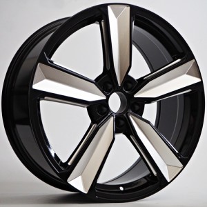Ratlankis Hard 8X18 5X112 ET35 66,5 Black Milling