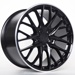 Ratlankis Mason 9,5X20 5X130 ET61 71,6 Black Lip Polished
