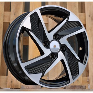 R15x6  4X100  ET  48  54.1  Y1169  Black Polished (MB)  For HYUND  (R+L1)  (New Model)
