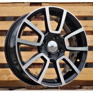 R15x6  4X98  ET  35  58.1  BK746  Black Polished (MB)  For FIAT  (R+P)