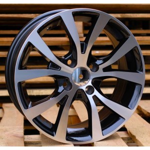 R15x6.5  4X100  ET  40  54.1  BK715  Black Polished (MB)  For HYUND  (R)