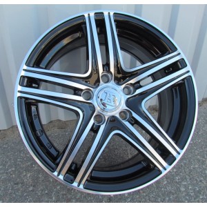 R15x6.5  5X105  ET  39  56.6  LU048  (048156584M)  Black Polished (MB)  For RACIN  (K3)  ((AKC 25 Eur))