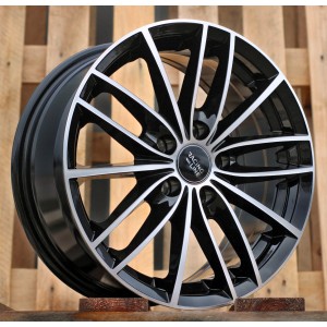 R15x6.5  5X100  ET  40  57.1  BK926  Black Polished (MB)  For RACIN  (K2)
