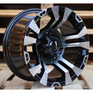 R15x8  5X114.3  ET  M10  83.1  BK859  Black Polished (MB)  For 4X4  (P)