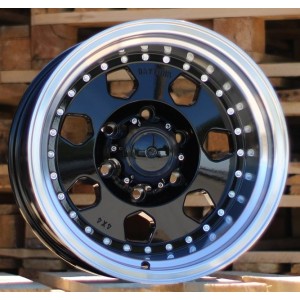 R16x10  6X139.7  ET  M36  110.1  B5169  Black+Polished Lip (BLPL)  For 4X4  (R)