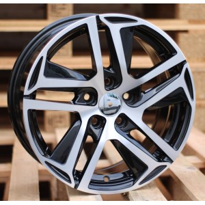 R16x7  5X108  ET  47  65.1  PG534  (FR876)  Black Polished (MB)  For PEUG  (P2)