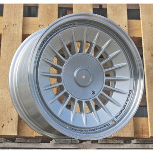 R16x8  4X100  ET  20  57.1  Y1085  Silver Shining+Polished Lip (SSPL)  For BMW  (P)  (HYBRID FORGED)