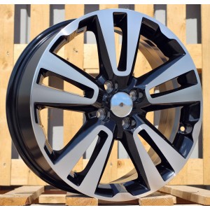 R17x6.5  4X100  ET  43  60.1  L2093  Black Polished (MB)  For RACIN  (Z6)