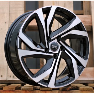 R17x7  4X100  ET  44  60.1  B5762  Black Polished (MB)  For RENAU  (R)