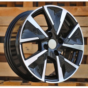 R17x7  4X108  ET  32  65.1  B5906F  Black Polished (MB)  For PEUG  (Z4)  (Full Spokes)