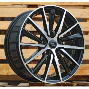R17x7  5X114.3  ET  45  67.1  B5809  Black Polished (MB)  For RACIN  (R)