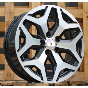 R17x7  5X114.3  ET  48  56.1  B2042  Black Polished (MB)  For SUBAR  (R+Z2)