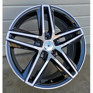 R17x7.5  5X100  ET  45  57.1  B5410  Black Polished+Powder Coating (MBPC)  For SEAT  (P1)